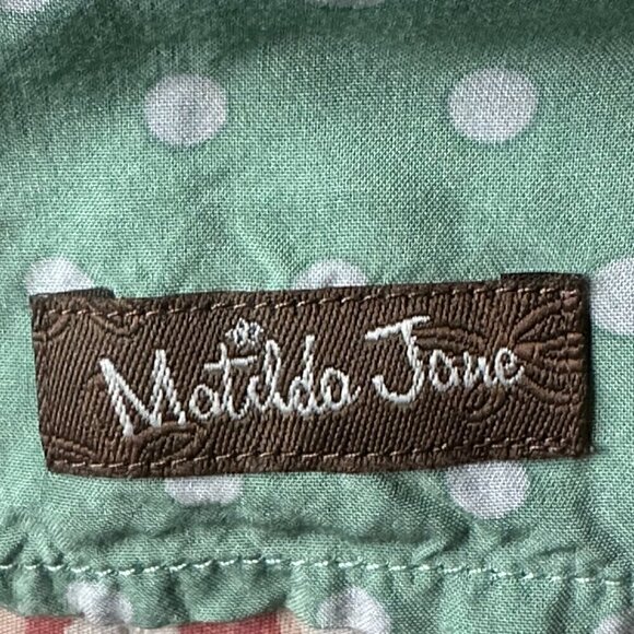 EUC - Matilda Jane Enticing Eyelet Top on Mint Green - Size Medium - Picture 7 of 10